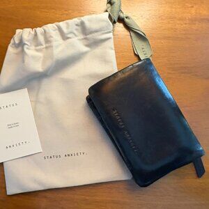 Status Anxiety Black Wallet